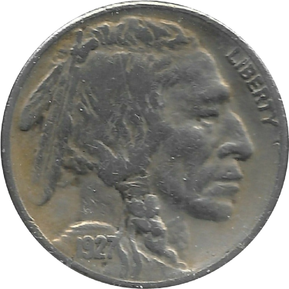 1927-S-5c-Buffalo-Nickel-#9